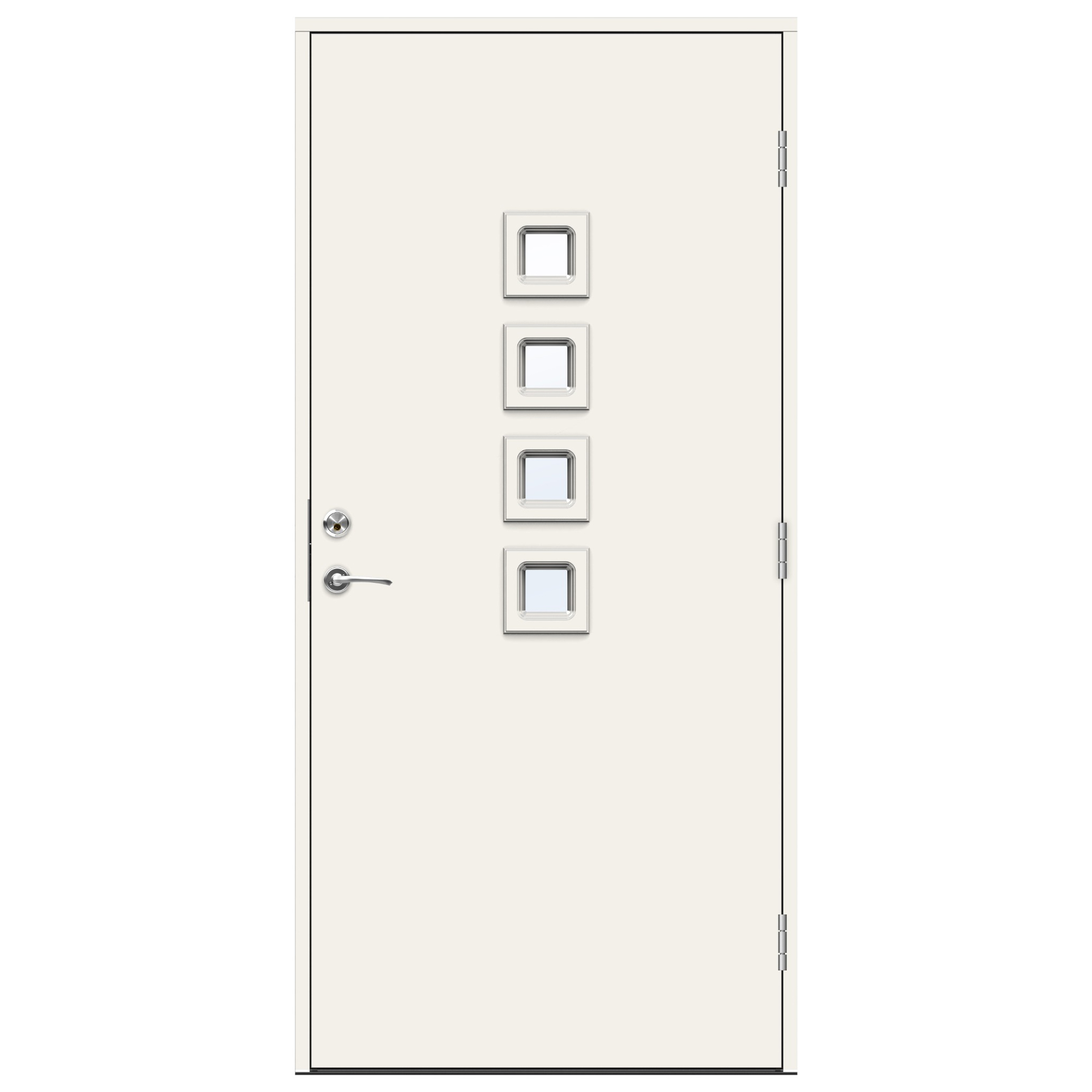 Ytterdør Swedoor Advance-Line Nordic Oslo med Yale Doorman Classic Home